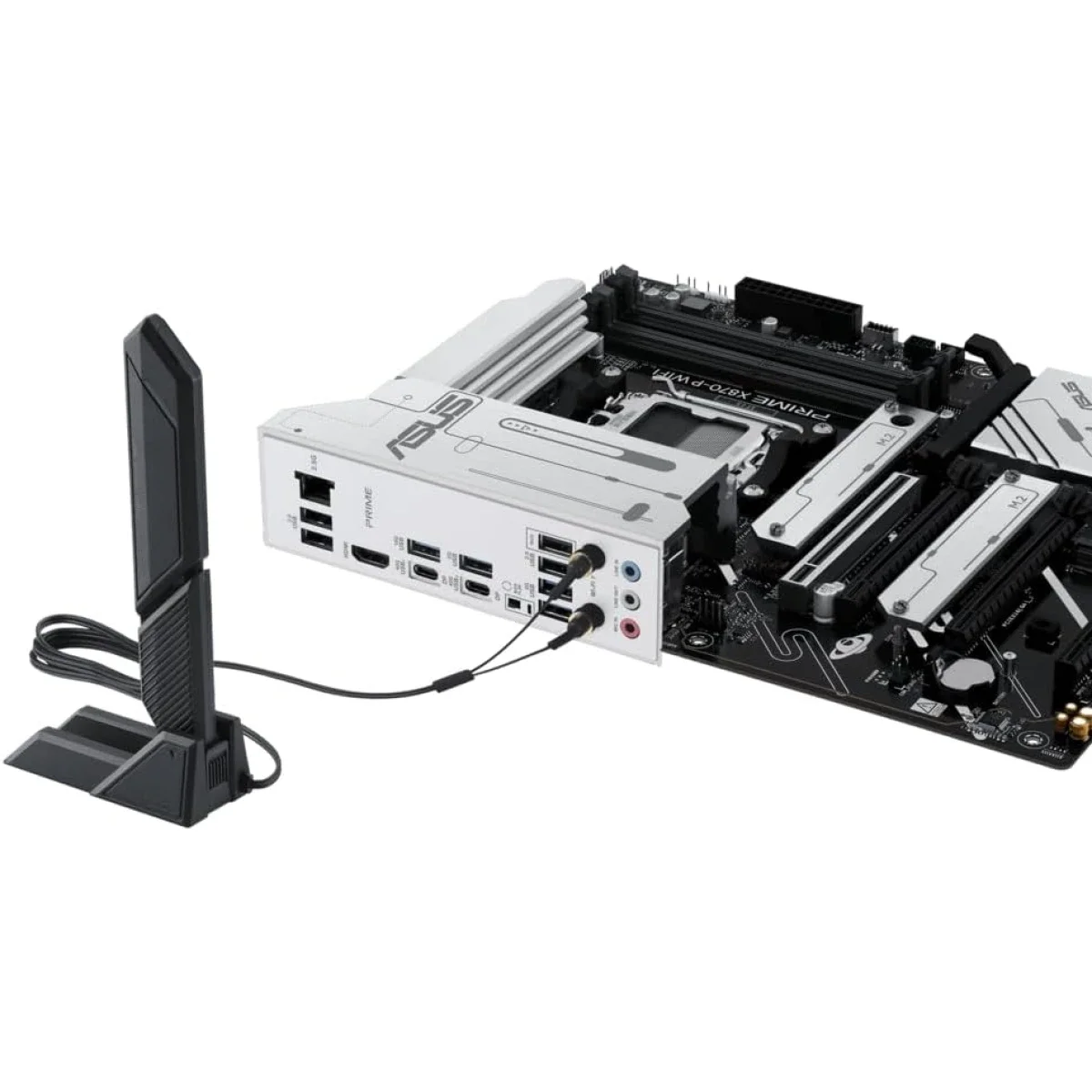 لوحة أم Asus Prime X870-P WIFI 7 AMD X870 AM5 ATX مع 4x M.2 وDDR5 وUSB 3.2 Gen 2x2 Type-C وUSB4 Header - Image 4
