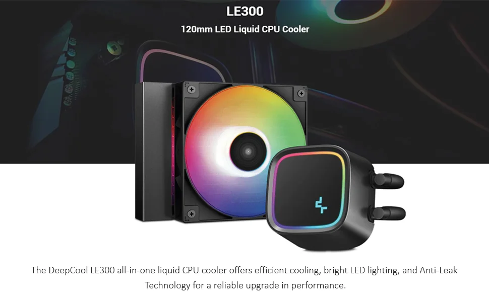 DeepCool LE300 120mm LED Liquid CPU Cooler - Thumbnail 6