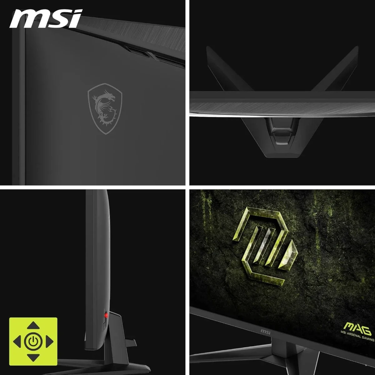 شاشة ألعاب MSI MAG 272F X24 مقاس 27 إنش FHD Rapid IPS بتردد 240 هرتز وزمن استجابة 0.5 مللي ثانية، أسود - Thumbnail 5