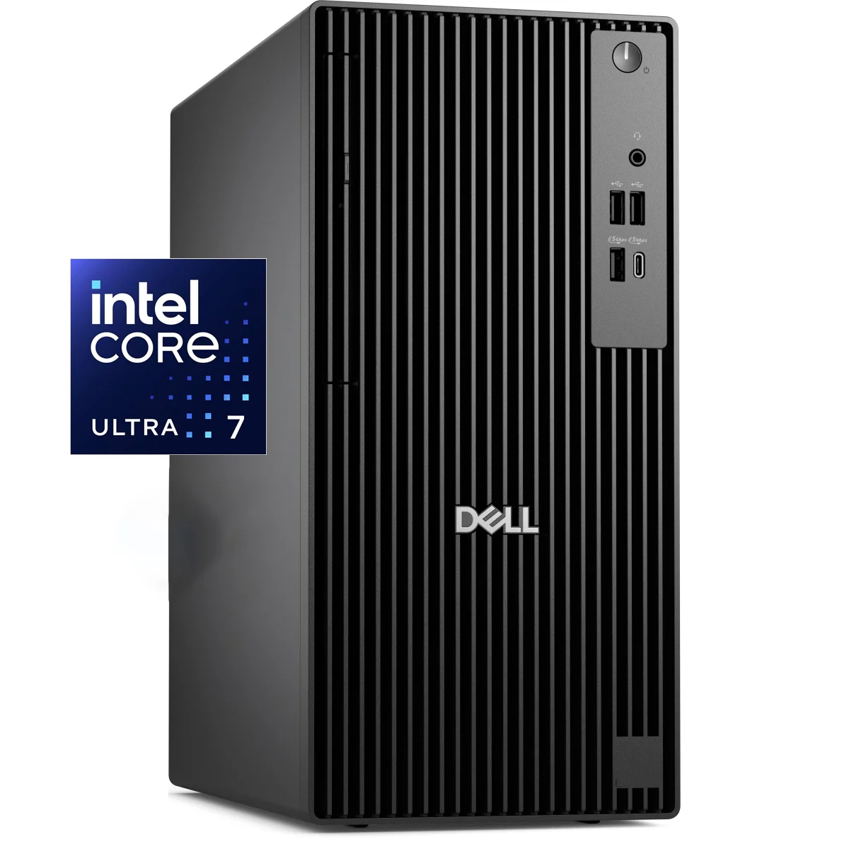 كمبيوتر مكتبي Dell Pro Tower QCT1250 بمعالج Intel Core Ultra 7 265 وذاكرة 16GB DDR5 وSSD 512GB