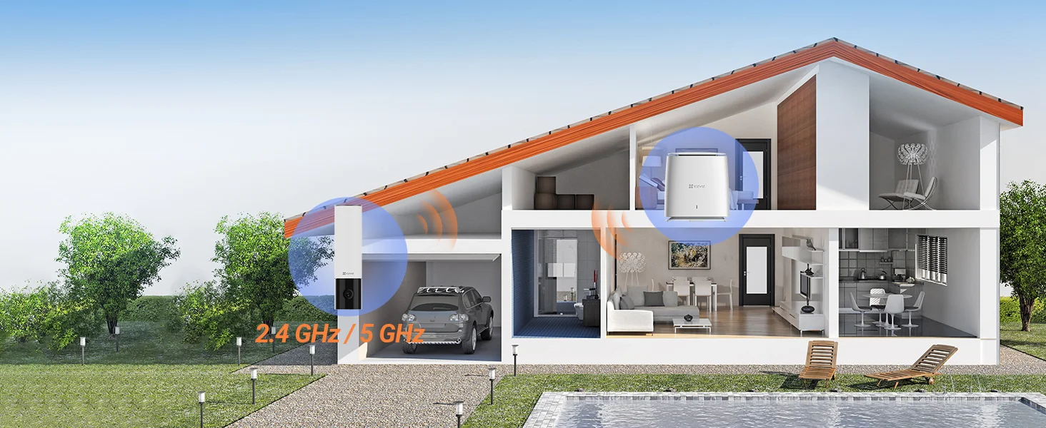 كاميرا مراقبة خارجية Ezviz EL3 بدقة 2K مع مصباح واتصال Wi‑Fi وصوت ثنائي الاتجاه - Image 23
