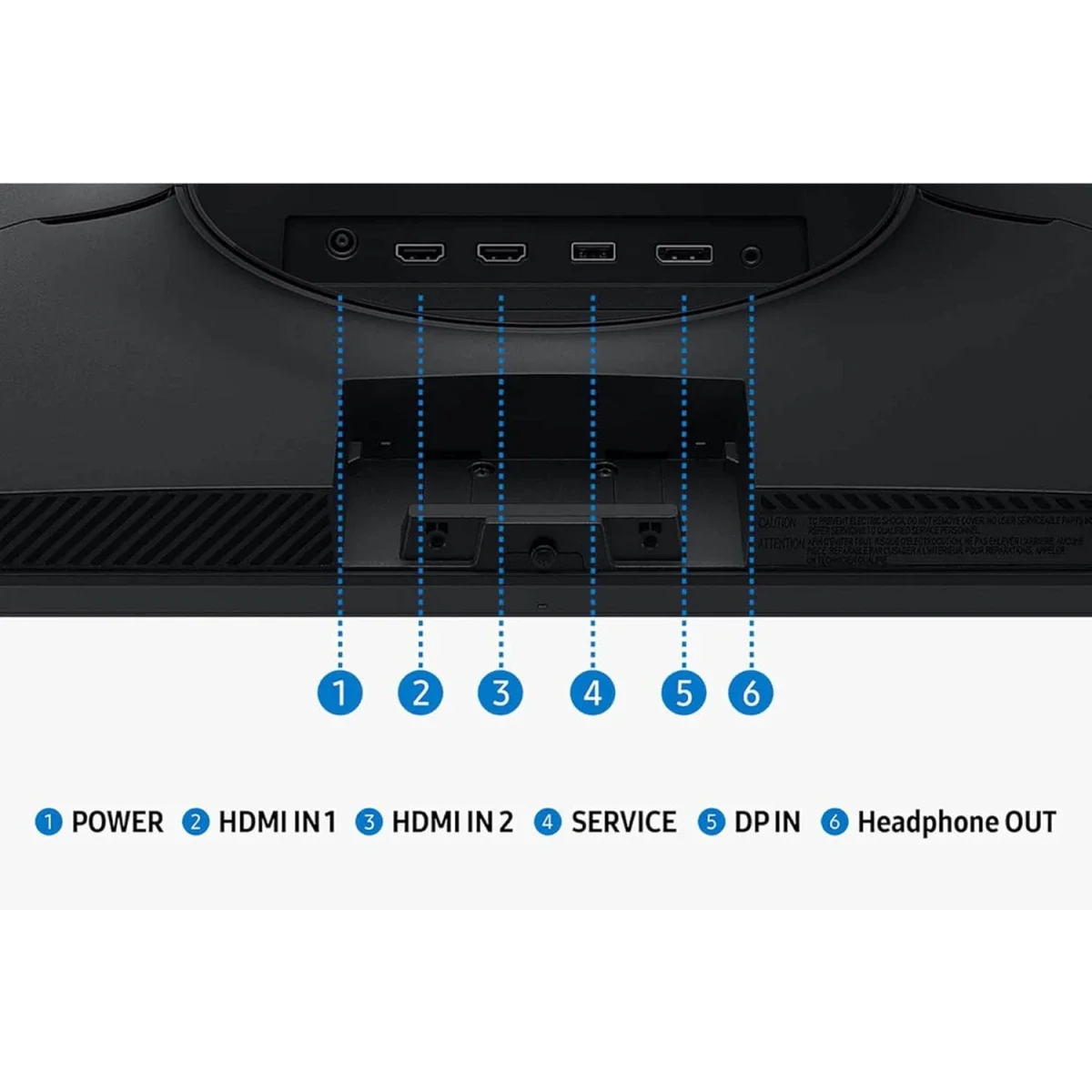 Samsung Odyssey G5 G53F 27-Inch QHD IPS Gaming Monitor, 200Hz, 1ms - Thumbnail 7