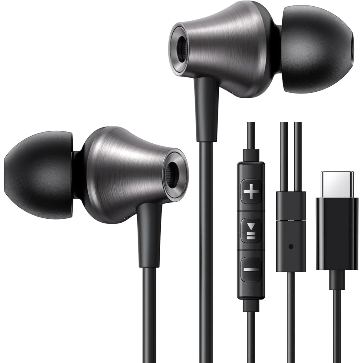 Ugreen EP105 USB-C Wired In-Ear Earphones White 35754