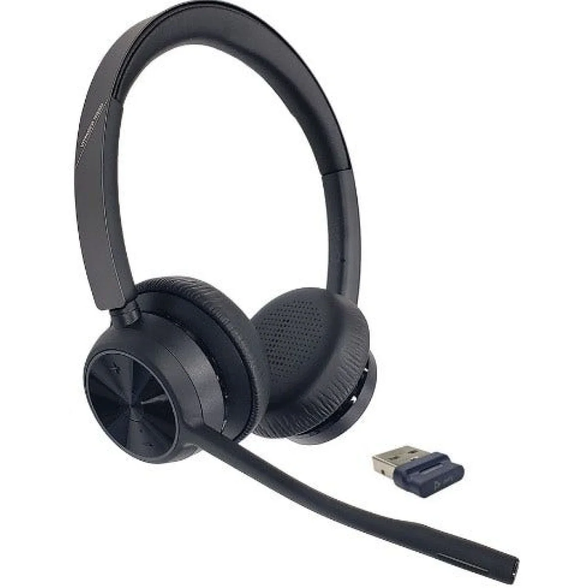 سماعة رأس لاسلكية Poly Voyager 4320 بمنفذ USB-A مع قاعدة شحن ومعتمدة لـ Teams - Thumbnail 8