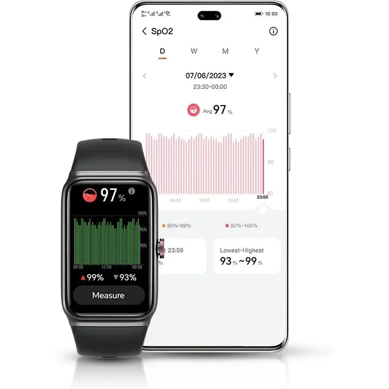 ساعة ذكية HONOR CHOICE MOECEN Band 1.64 إنش AMOLED أسود NAL-WB00 - Image 2