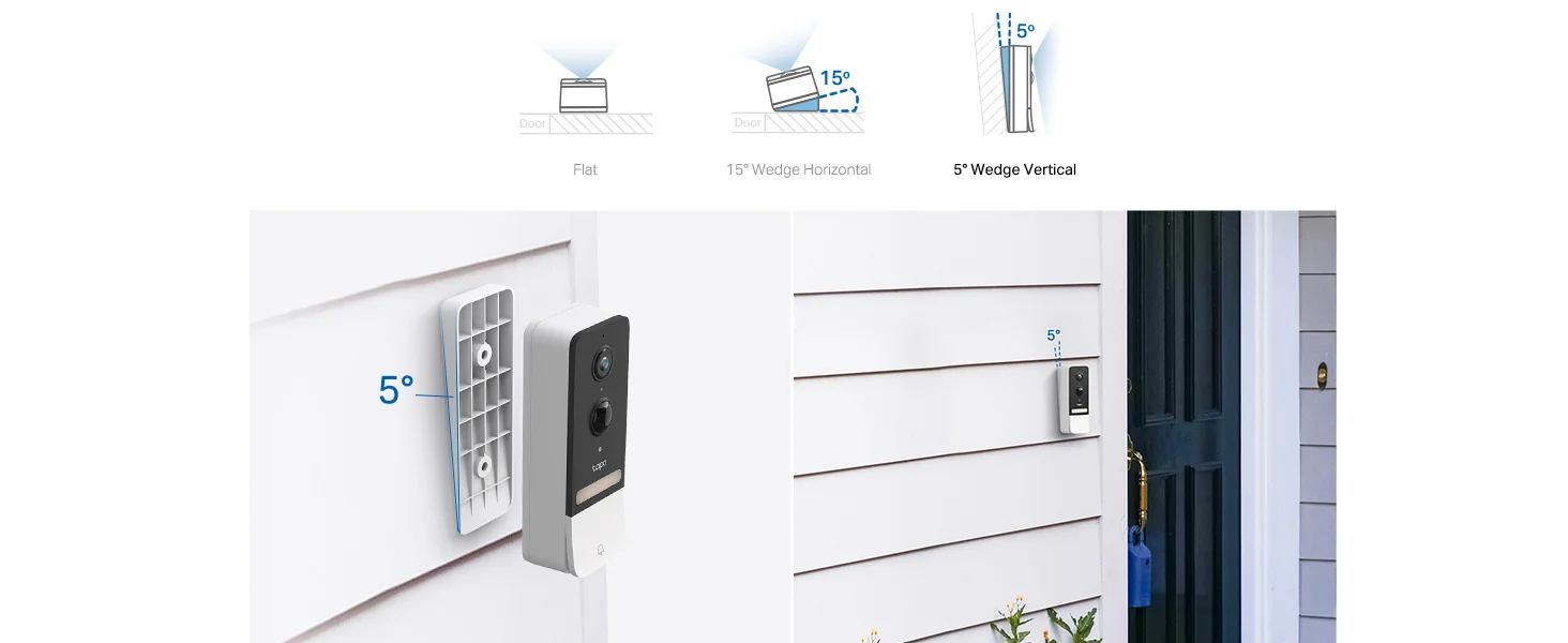 كاميرا جرس باب ذكية TP-LINK Tapo D230S1 مع جرس، 2K+ 5MP - Thumbnail 17