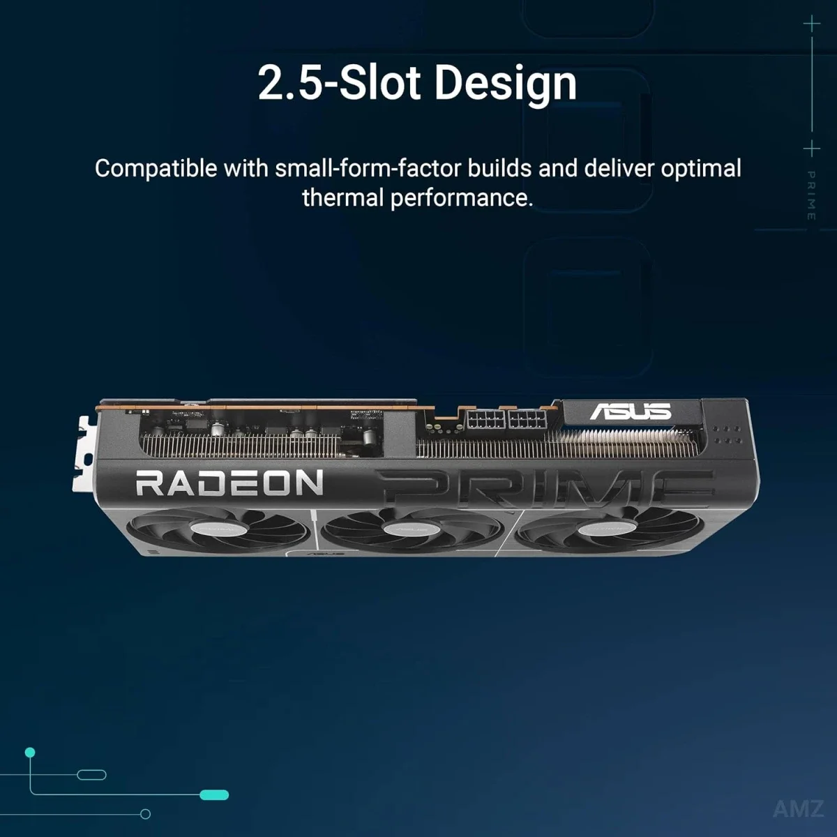 كرت شاشة Asus Prime Radeon RX 9070 EVO OC Edition بسعة 16GB GDDR6 وPCIe 5.0 - Image 2