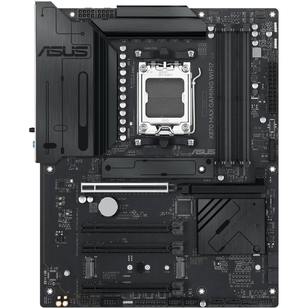 Asus X870 ATX DDR5 Wi-Fi 7 Motherboard – X870 MAX GAMING WIFI7 W - Thumbnail 2