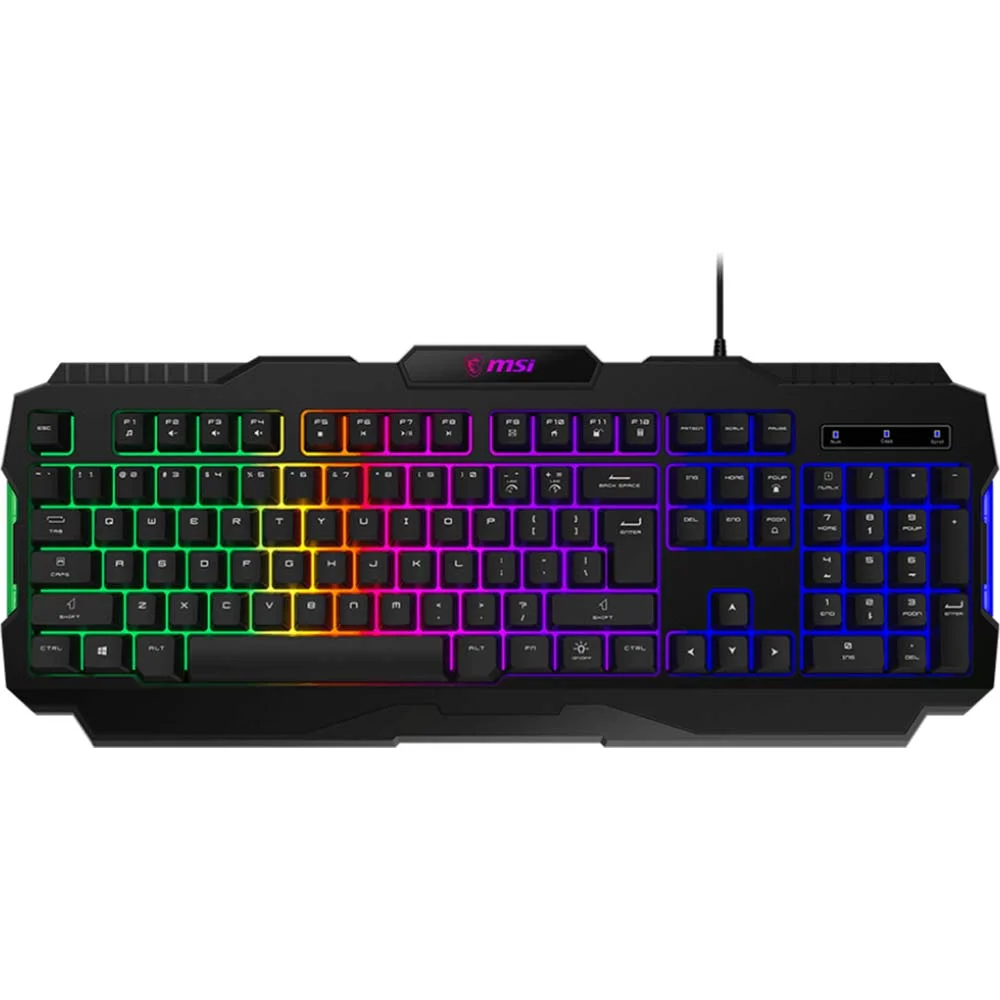 MSI FORGE GK100 RGB Gaming Keyboard with 19-Key Anti-Ghosting