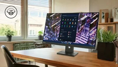 شاشة Lenovo ThinkVision E24q-30 للأعمال 24 إنش QHD IPS بتردد 100 هرتز، أسود - Image 10