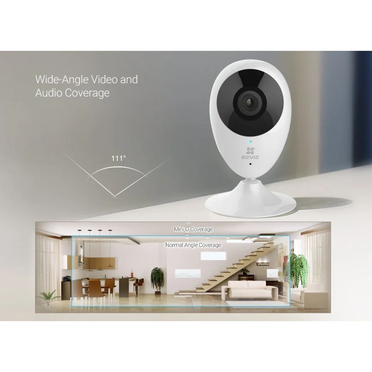كاميرا مراقبة منزلية Ezviz C2C HD Wi-Fi مع اكتشاف الحركة - Image 7