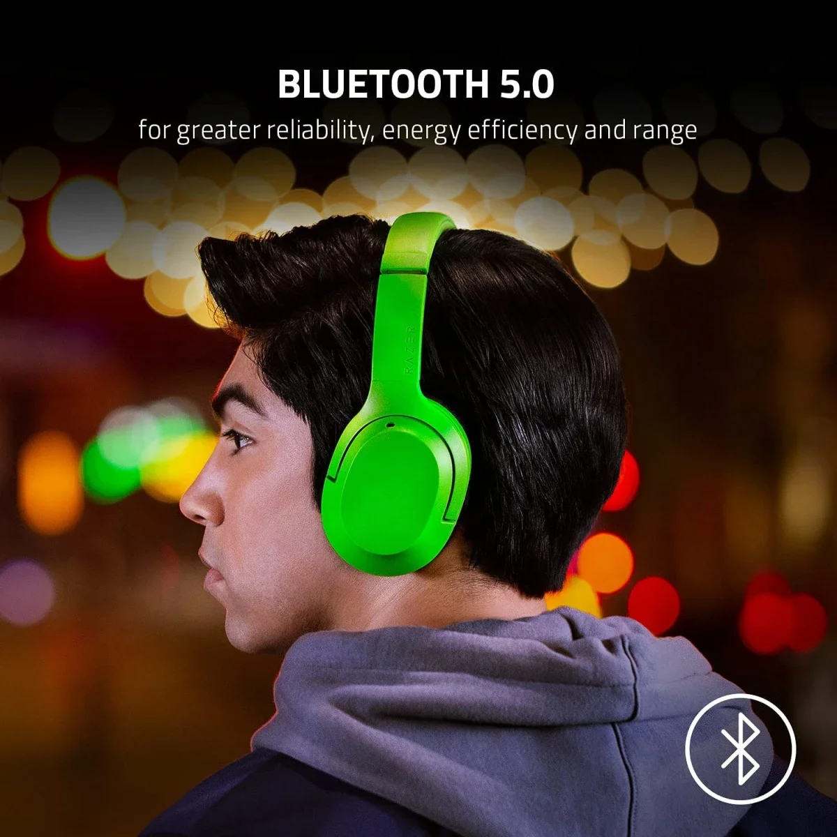 Razer Opus X Quartz Wireless ANC Headset with Bluetooth 5.0, 60ms Low Latency - Pink - Thumbnail 5