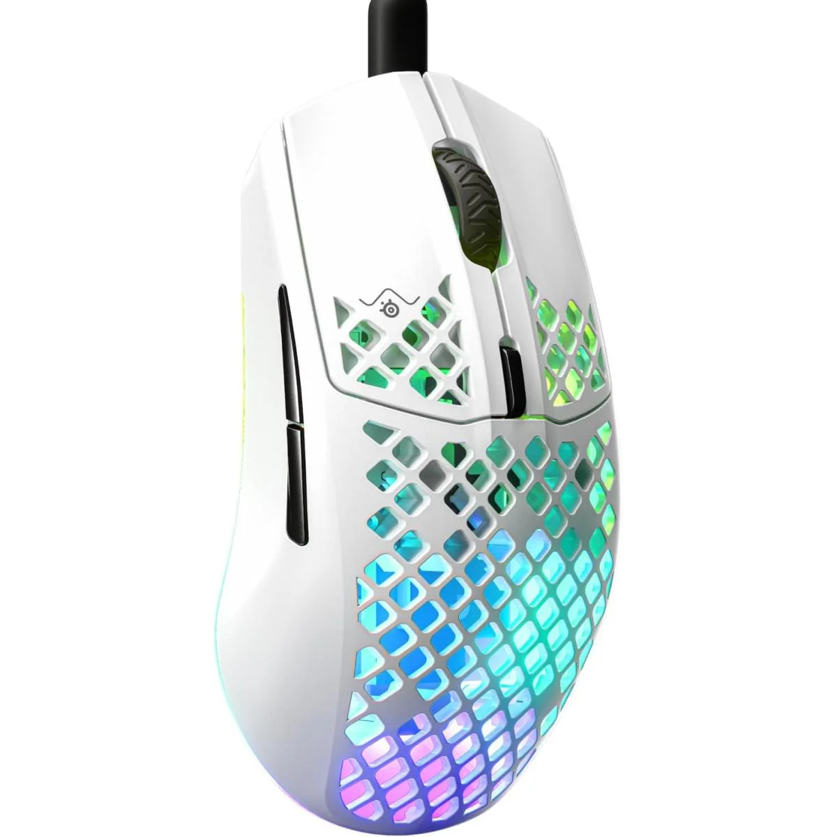 ماوس ألعاب SteelSeries Aerox 3 سلكي بدقة 8500 DPI، Snow - Thumbnail 2