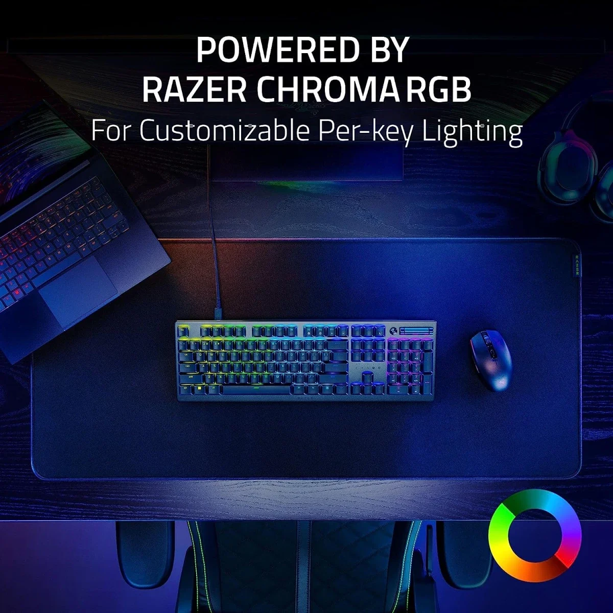 Razer DeathStalker V2 Low-Profile Optical Gaming Keyboard - Linear Red Switches - Thumbnail 6