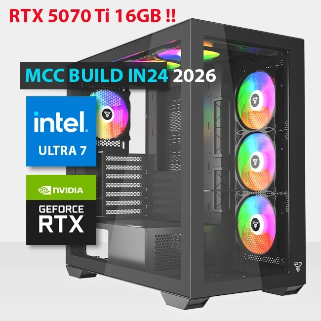 تجميعة ألعاب Intel Core Ultra 7 270K MIDAS مع GeForce RTX 5070 Ti سعة 16GB - Image 2