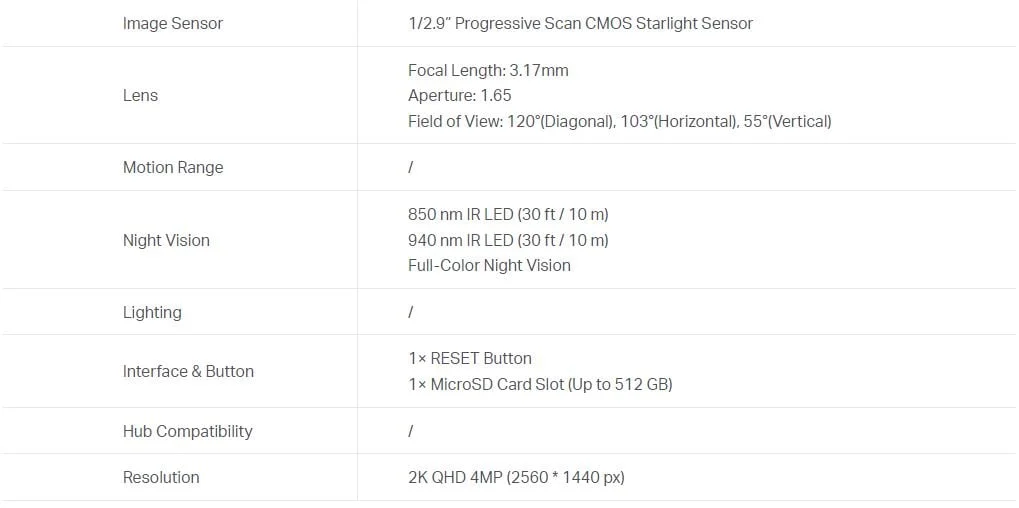 كاميرا مراقبة TP-LINK Tapo C120 واي فاي داخلية وخارجية 2K QHD IP66 - Image 10