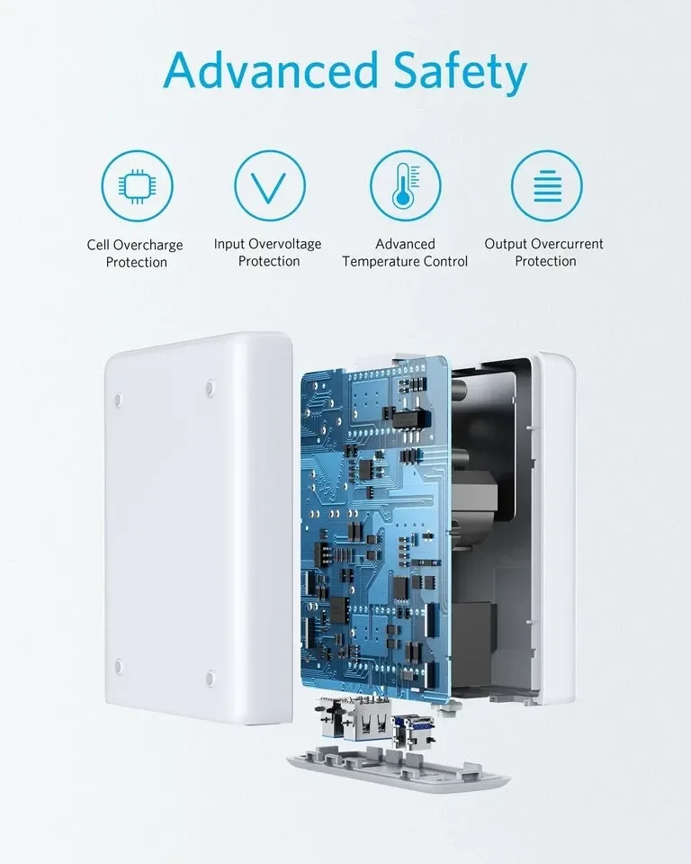 Anker PowerPort Atom PD 4 100W 4-Port USB-C Charging Station White - Thumbnail 13