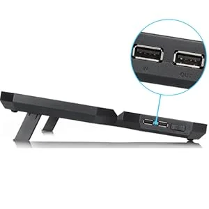 DeepCool Multi Core X6 Laptop Cooling Pad for Up to 15.6" Laptops with Metal Mesh Panel, 2x100mm & 2x140mm Fans - Image 12