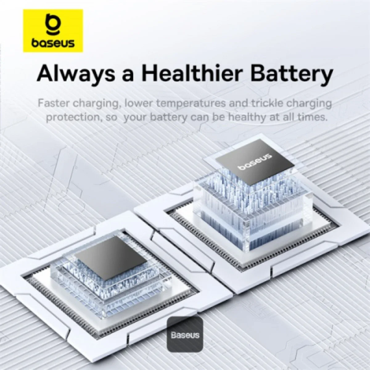 كابل Baseus Free2Pull Mini قابل للسحب من USB-C إلى Lightning بقوة 20W بطول 1 متر أبيض - Image 7