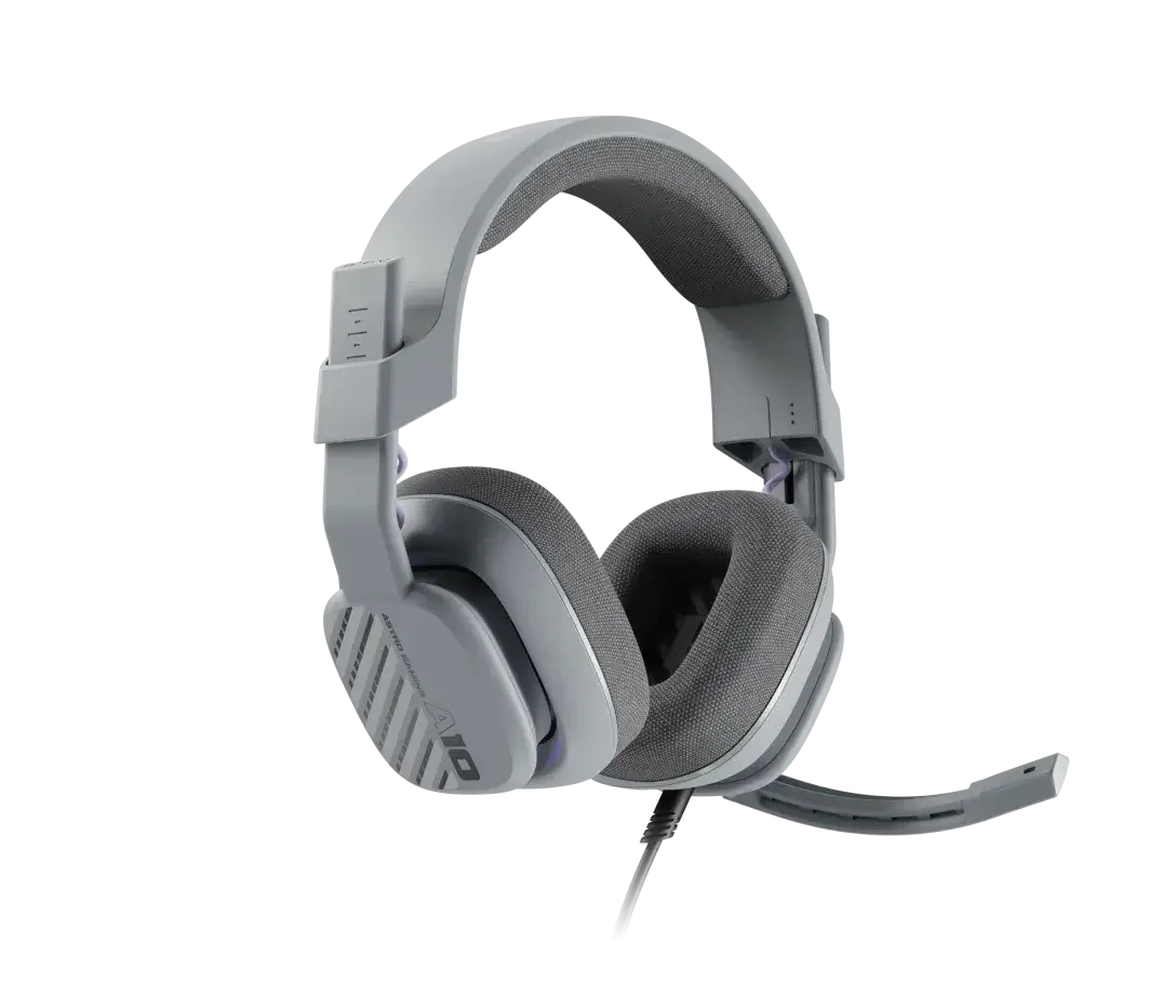سماعة رأس سلكية Logitech Astro A10 للألعاب مع مكبرات صوت نيوديميوم - Grey - Thumbnail 3