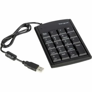 لوحة مفاتيح رقمية Targus Ultra Mini USB سلكية بتوصيل فوري - أسود - Thumbnail 9