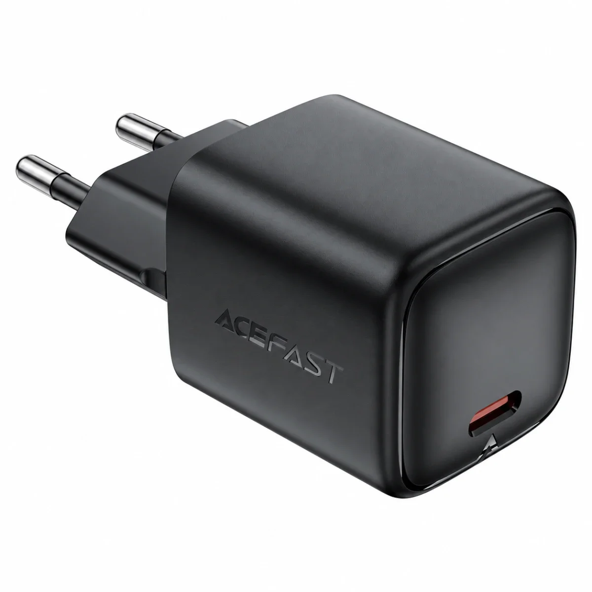 شاحن جداري ACEFAST A136 بقدرة 40 واط GaN USB-C بفيشة أوروبية، أسود - Image 2