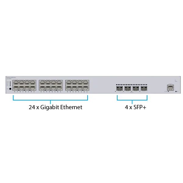 سويتش HUAWEI eKit S310-24P4X مُدار L2+ 24 منفذ جيجابت PoE+ مع 4 منافذ 10GE SFP+ - Image 3