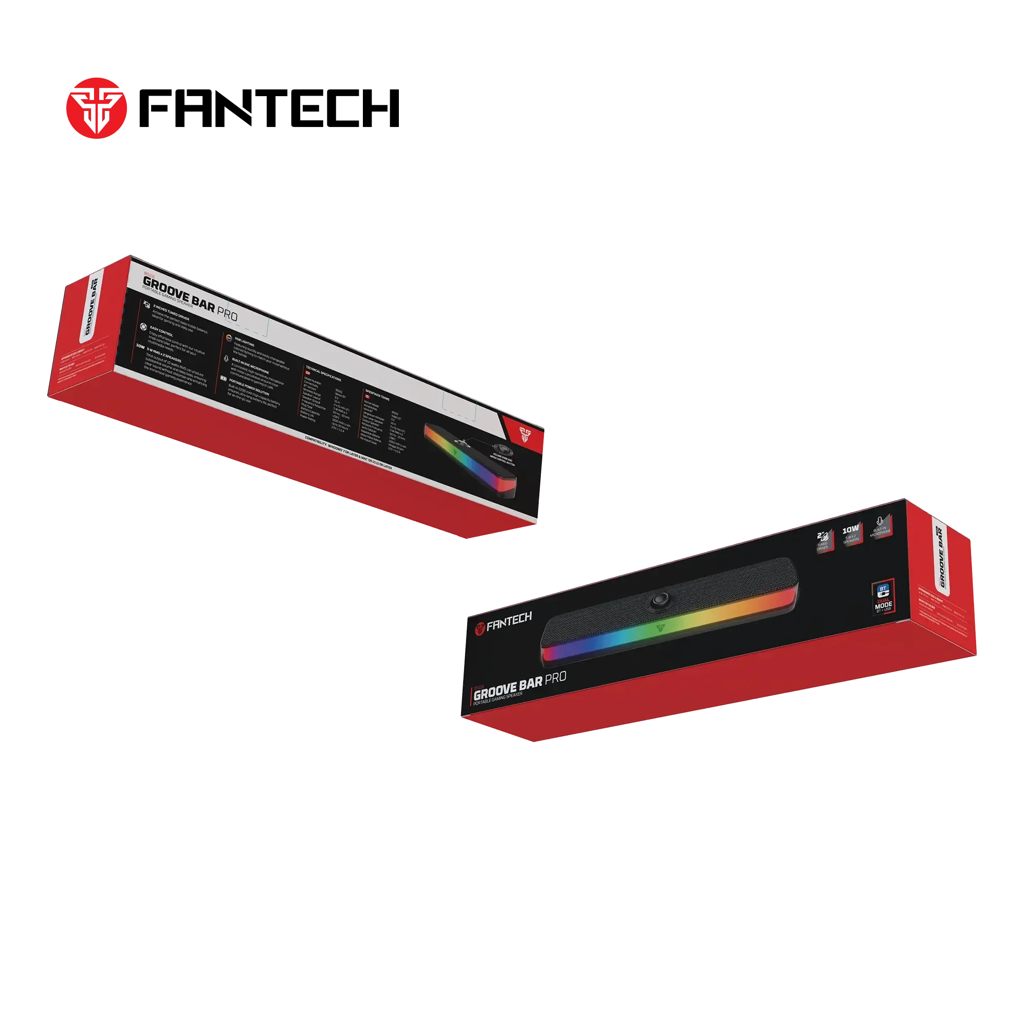 سماعة ألعاب (بلوتوث و سلكي) Fantech Groove Bar Pro USB Type-C - Image 5