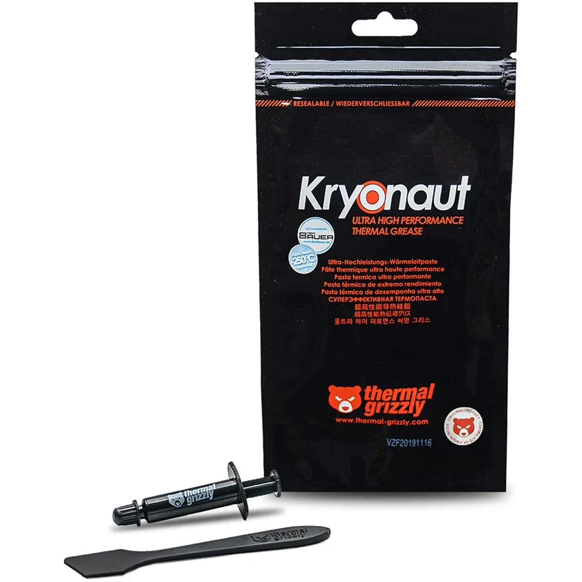 معجون حراري Thermal Grizzly Kryonaut عالي اداء 1 غ