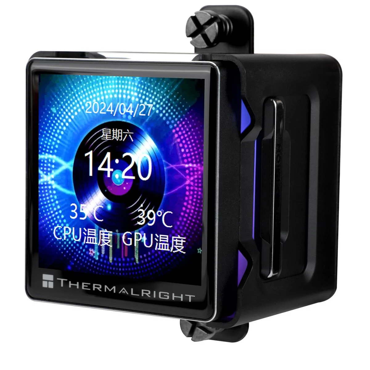 مبرد سائل للمعالج Thermalright Elite Vision 360 أسود ARGB مع شاشة IPS مقاس 2.7 إنش - Image 2