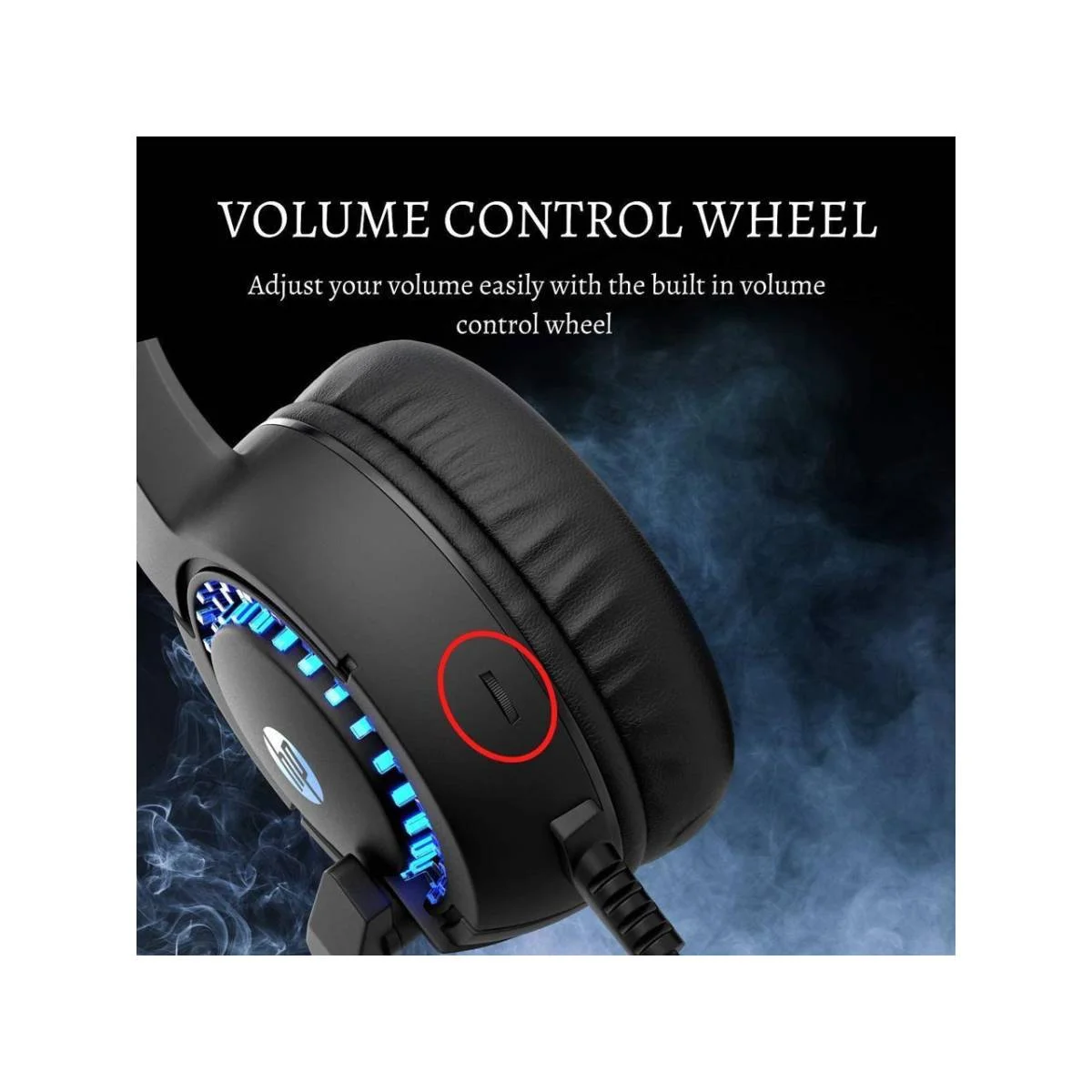 HP DHE-8011UM RGB Gaming Headset with Microphone and 3.5mm AUX - Thumbnail 3