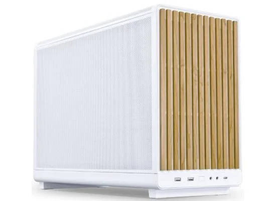 هيكل ألعاب LIAN LI A3-mATX Wood Edition ميني تاور أبيض - Image 3