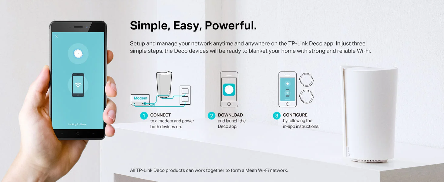 نظام Mesh Wi‑Fi 6 ثلاثي النطاق منزلي كامل لتقوية الانترنت TP-LINK Deco X95 AX7800 مع منفذ Multi-Gig إيثرنت (عبوتان) - Image 15