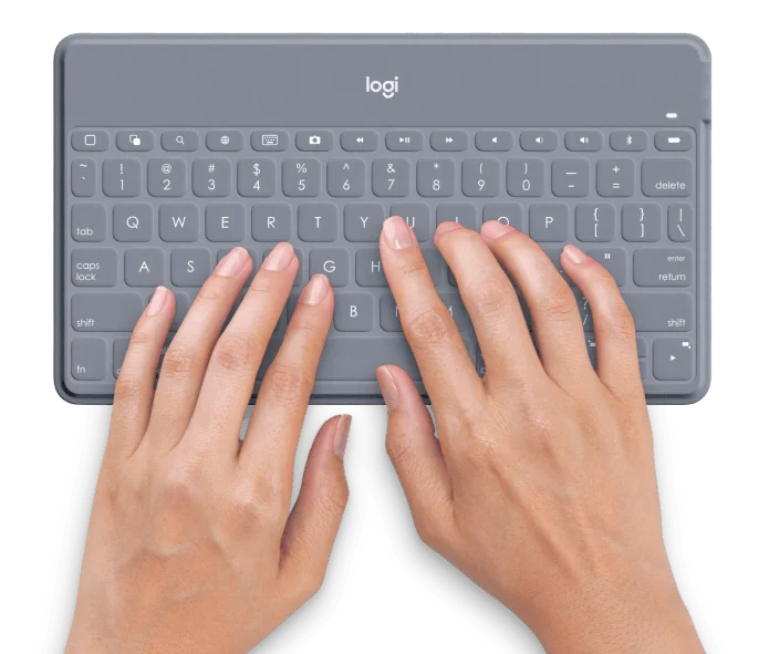 كيبورد Logitech Keys-To-Go لاسلكي بتقنية Bluetooth لأجهزة iPad وiPhone وApple TV - Thumbnail 14