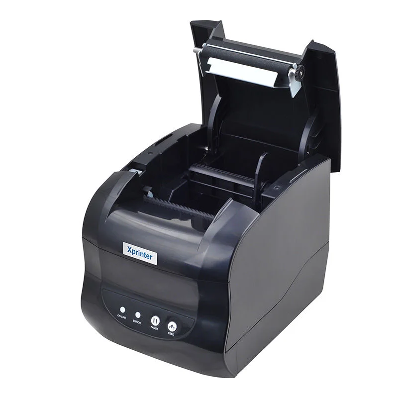 طابعة ملصقات وفواتير حرارية صغيرة Xprinter XP-365B، USB + LAN، سرعة قصوى 127mm/s - Image 3