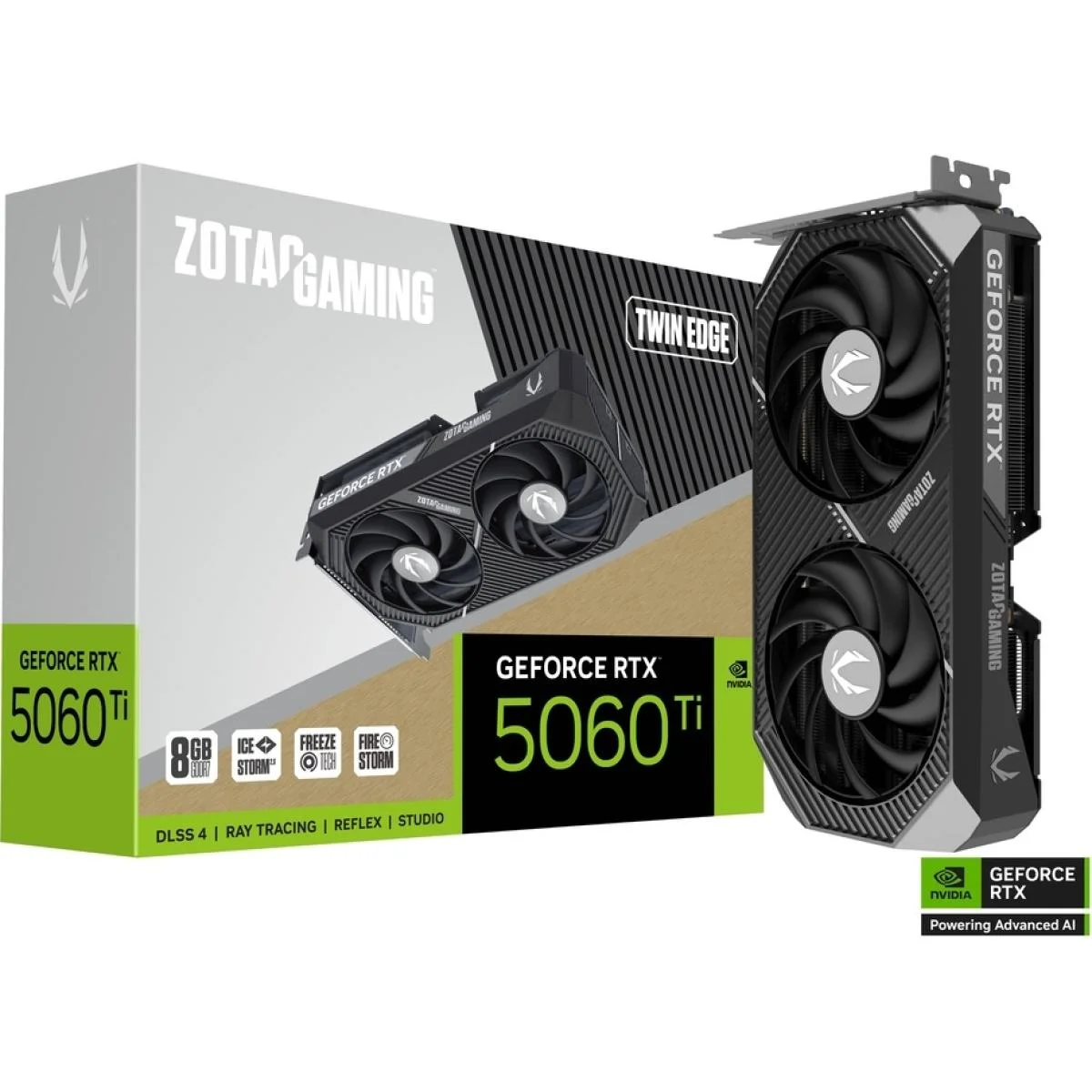 ZOTAC GAMING GeForce RTX 5060 Ti Twin Edge 8GB GDDR7 Graphics Card
