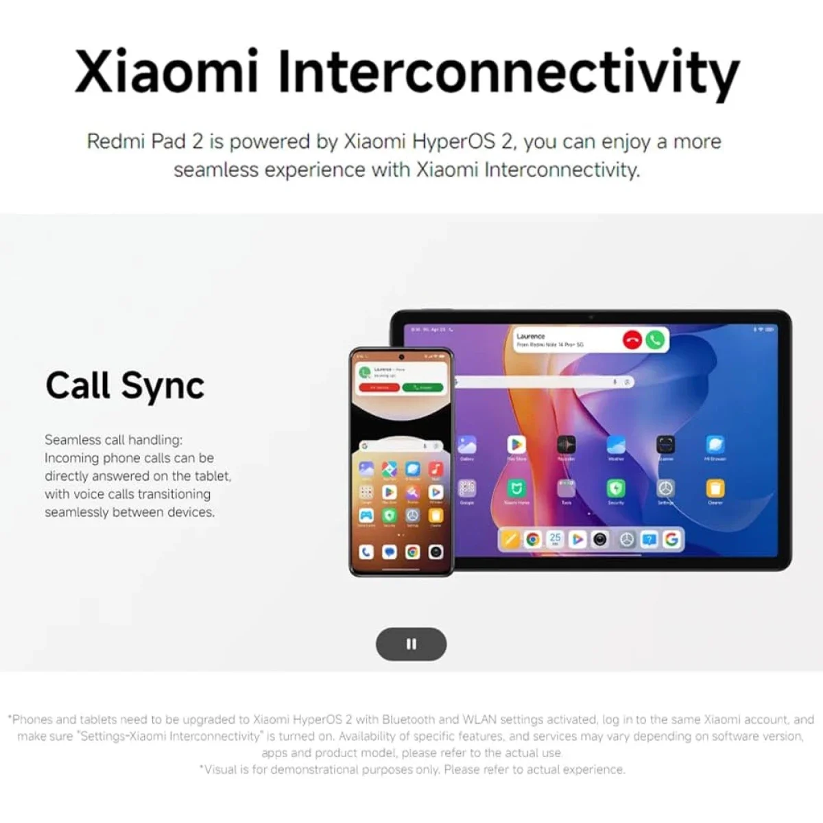 تابلت Xiaomi Redmi Pad 2 4G بشاشة 11.0 إنش IPS 2.5K 90Hz، رام 8GB، سعة 256GB، رمادي - Image 7