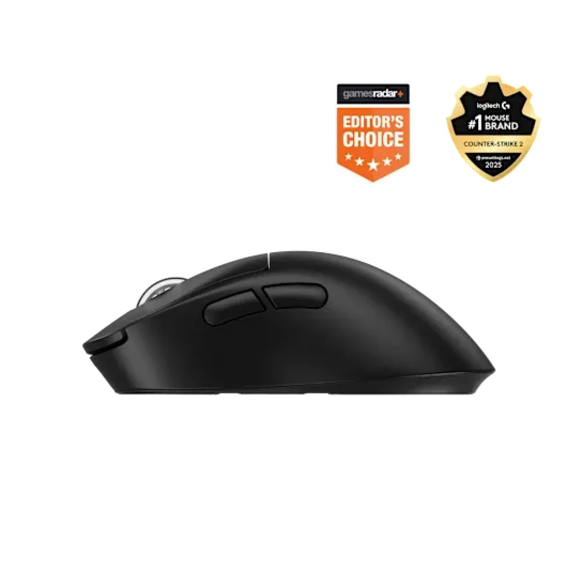 Logitech G PRO X Superlight 2 DEX Wireless Gaming Mouse, 44K DPI, 8K Polling, Black - Thumbnail 2