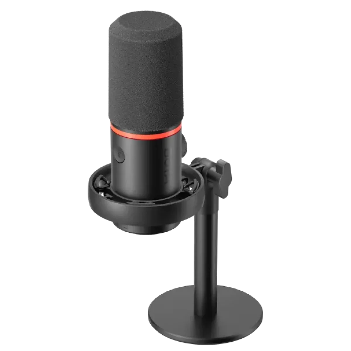 ميكروفون ديناميكي Boya CastMic S60 USB وXLR بإضاءة RGB - أسود - Image 2