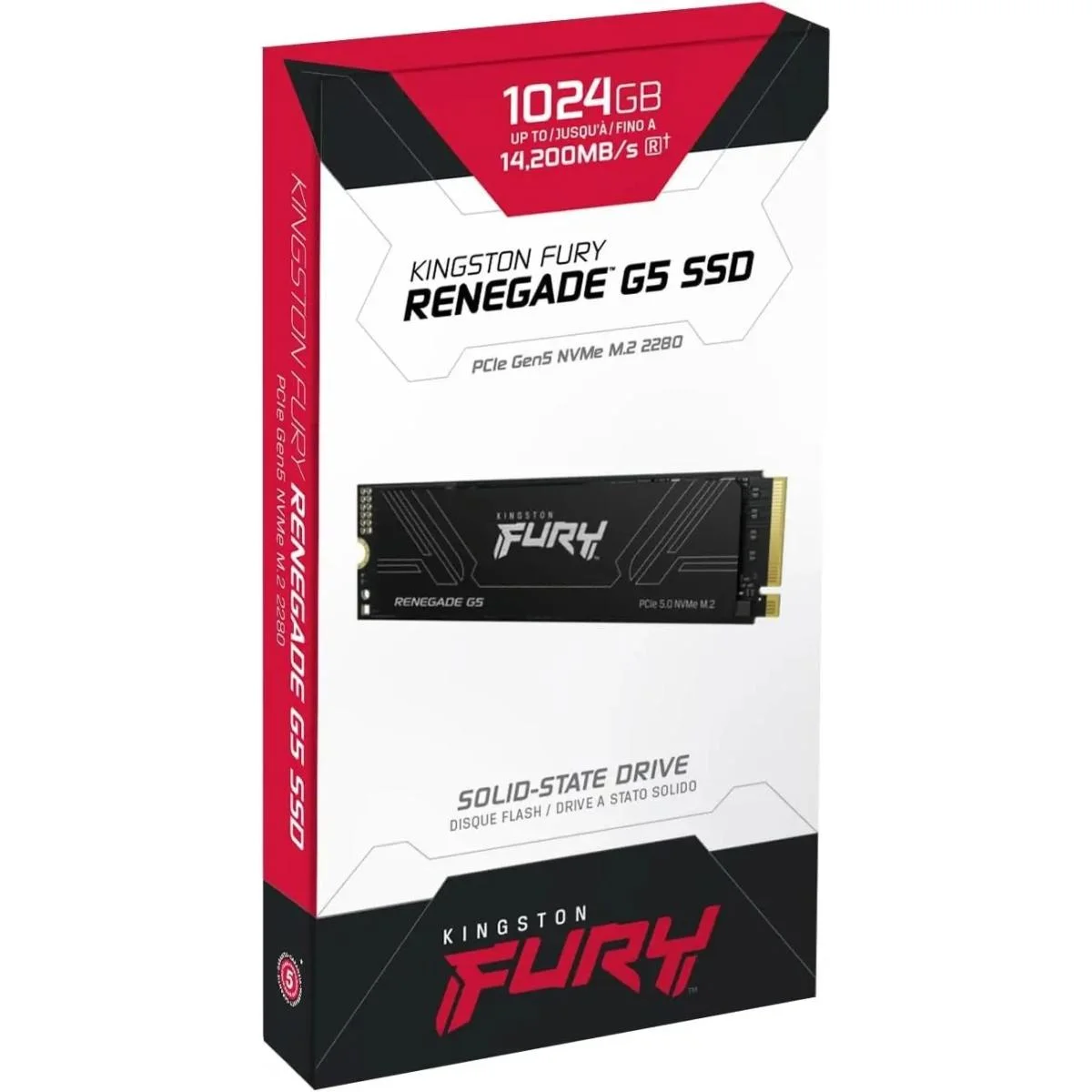 Kingston FURY Renegade G5 1TB PCIe 5.0 NVMe M.2 SSD