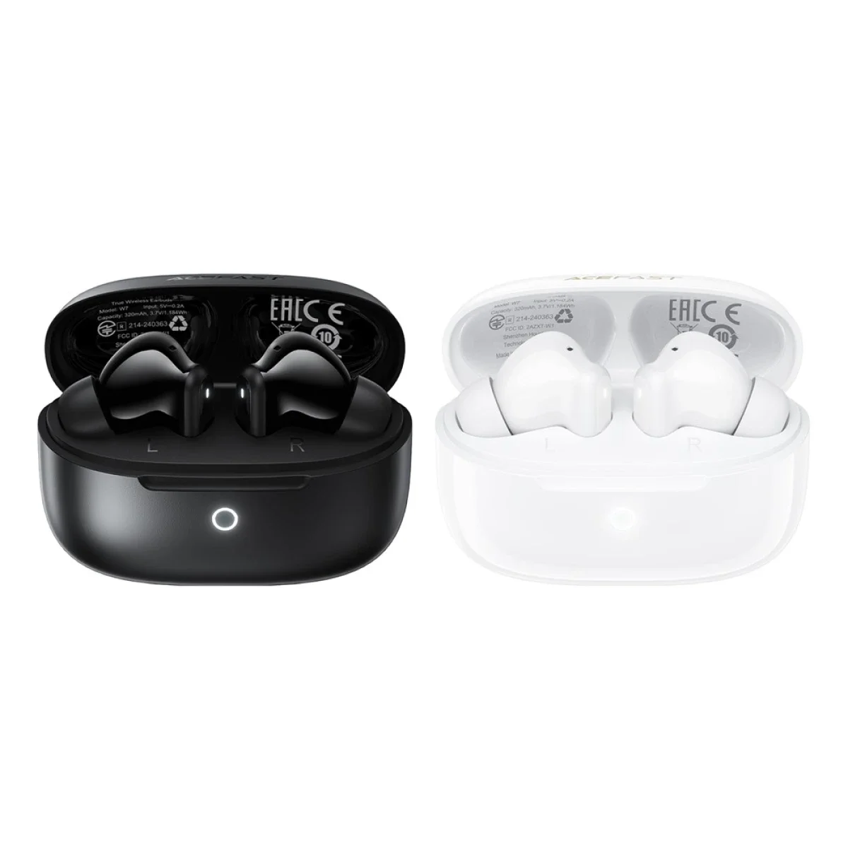 ACEFAST W7 Wireless Bluetooth 6.0 TWS Earbuds with 13mm Driver - White - Thumbnail 3