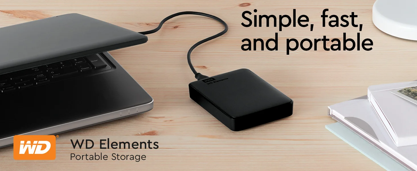 Western Digital Elements 4TB Portable External HDD USB 3.0 Black - Thumbnail 8