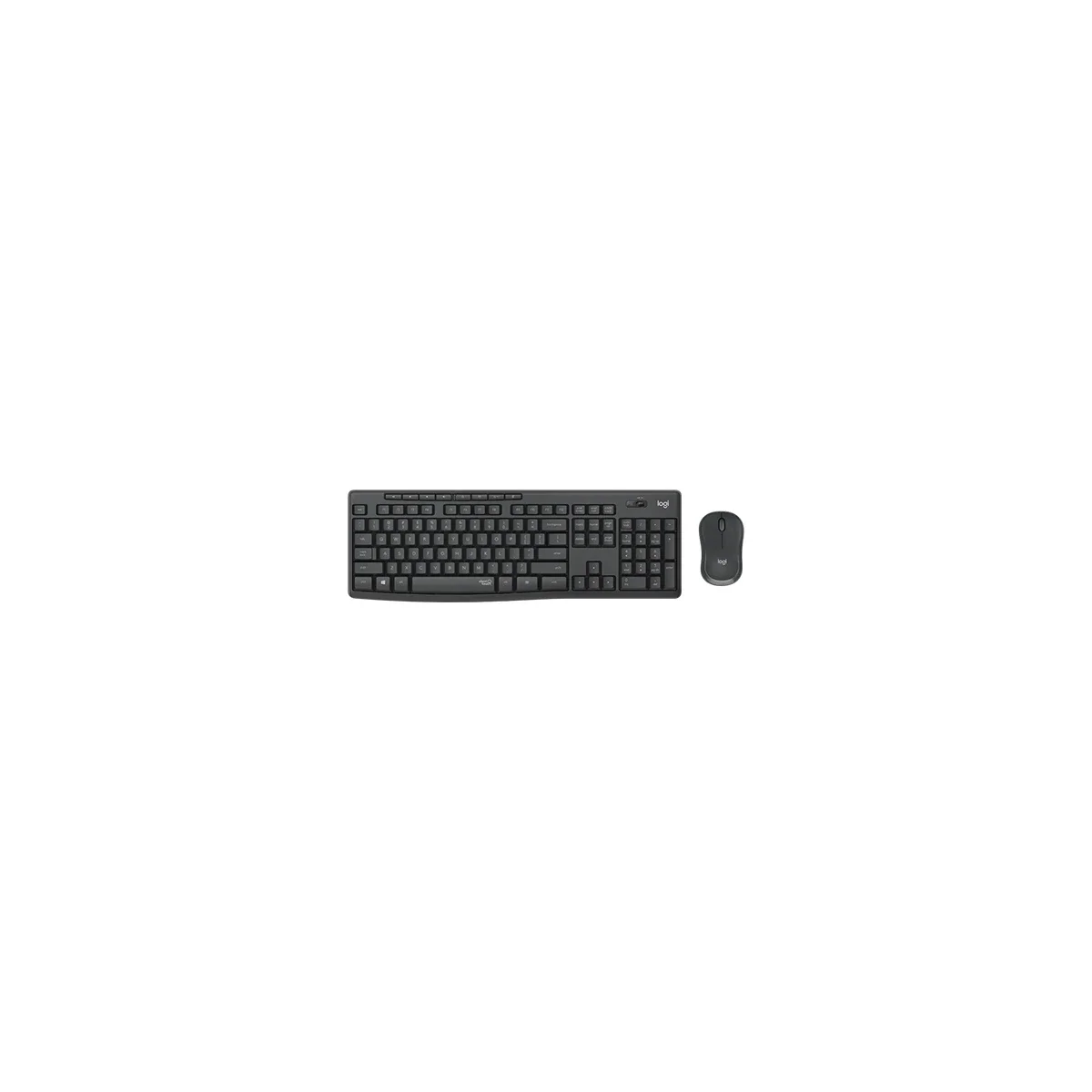 مجموعة لوحة مفاتيح وفأرة لاسلكية صامتة Logitech MK295