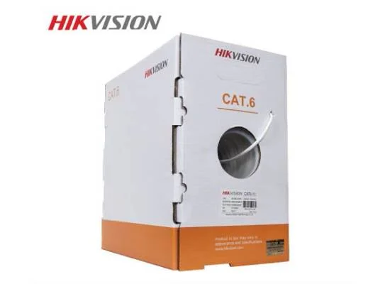 كيبل شبكة HIKVISION DS-1LN6U-WCCA Cat6 UTP CCA بطول 305 متر أبيض 0.565 مم - Image 2