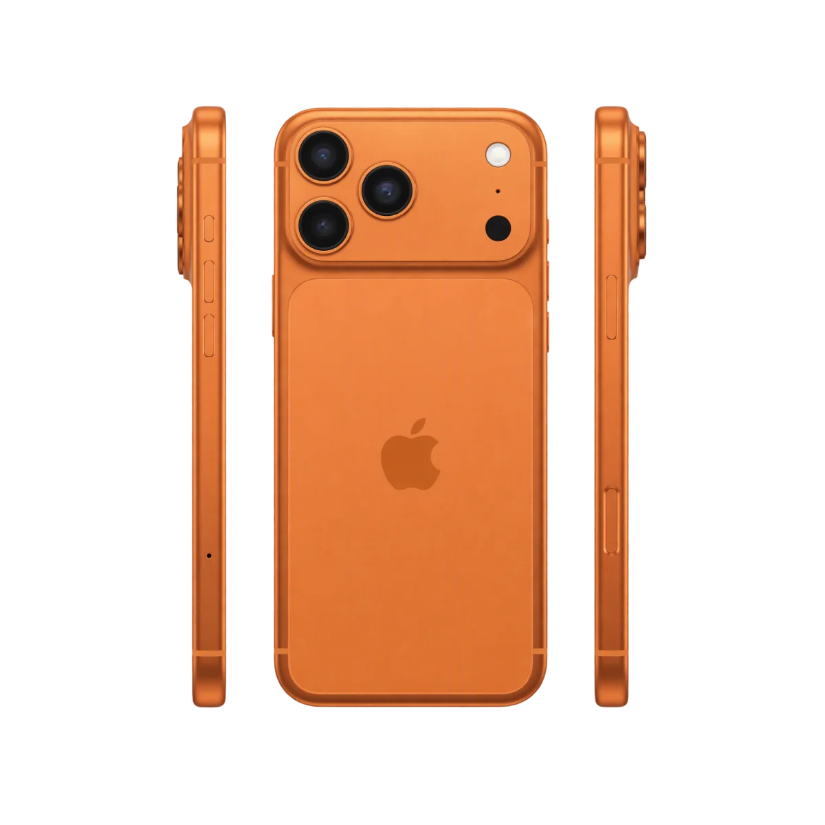 هاتف Apple iPhone 17 Pro Max 256GB بمعالج A19 Pro وشاشة Super Retina XDR مقاس 6.9 إنش وكاميرات ثلاثية 48MP وUSB-C 3.2 – برتقالي كوني - Thumbnail 2