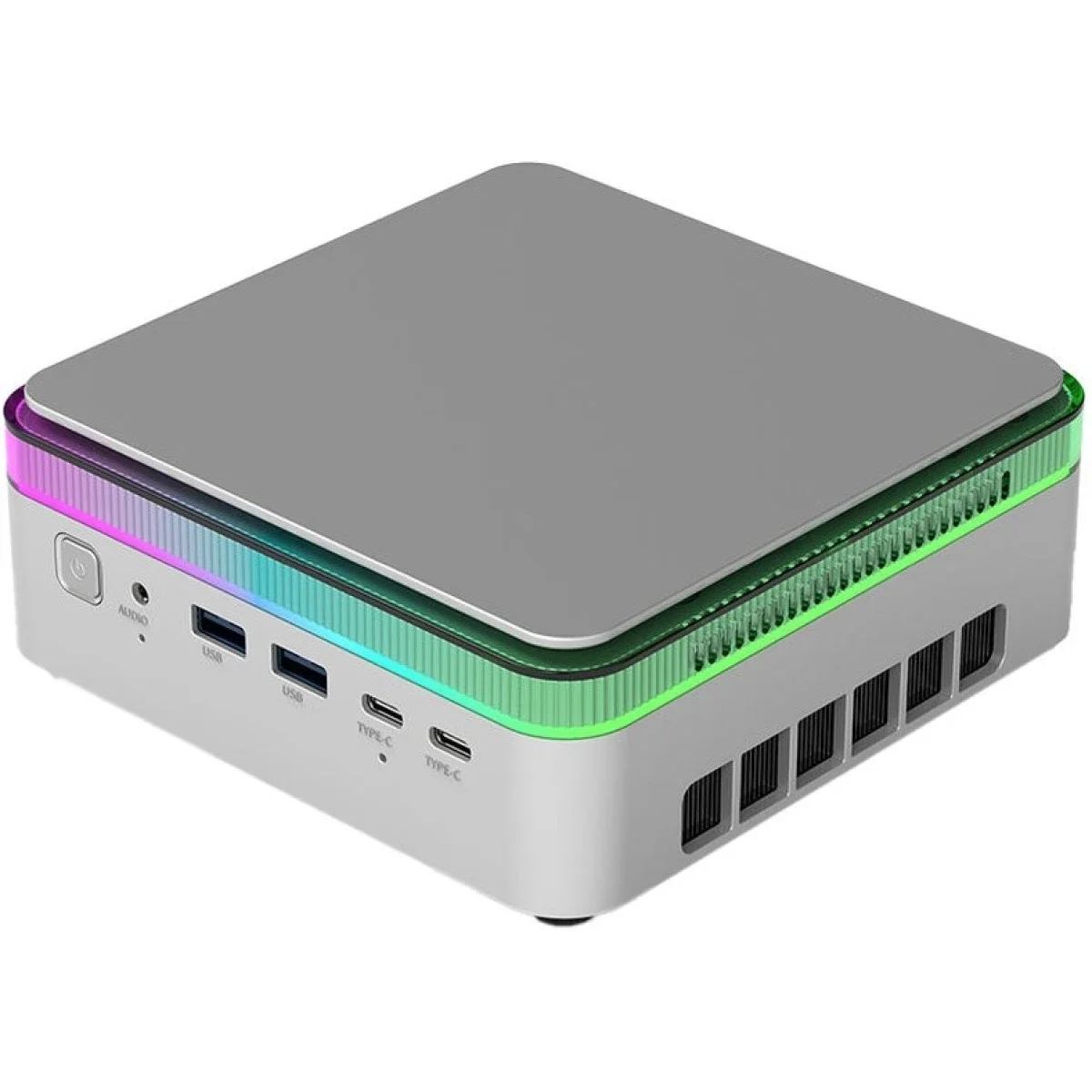 كمبيوتر صغير ACEMAGIC F3M (2025) Mini AI PC Barebone بمعالج Intel Core Ultra 7 155H لون Silver - Thumbnail 5