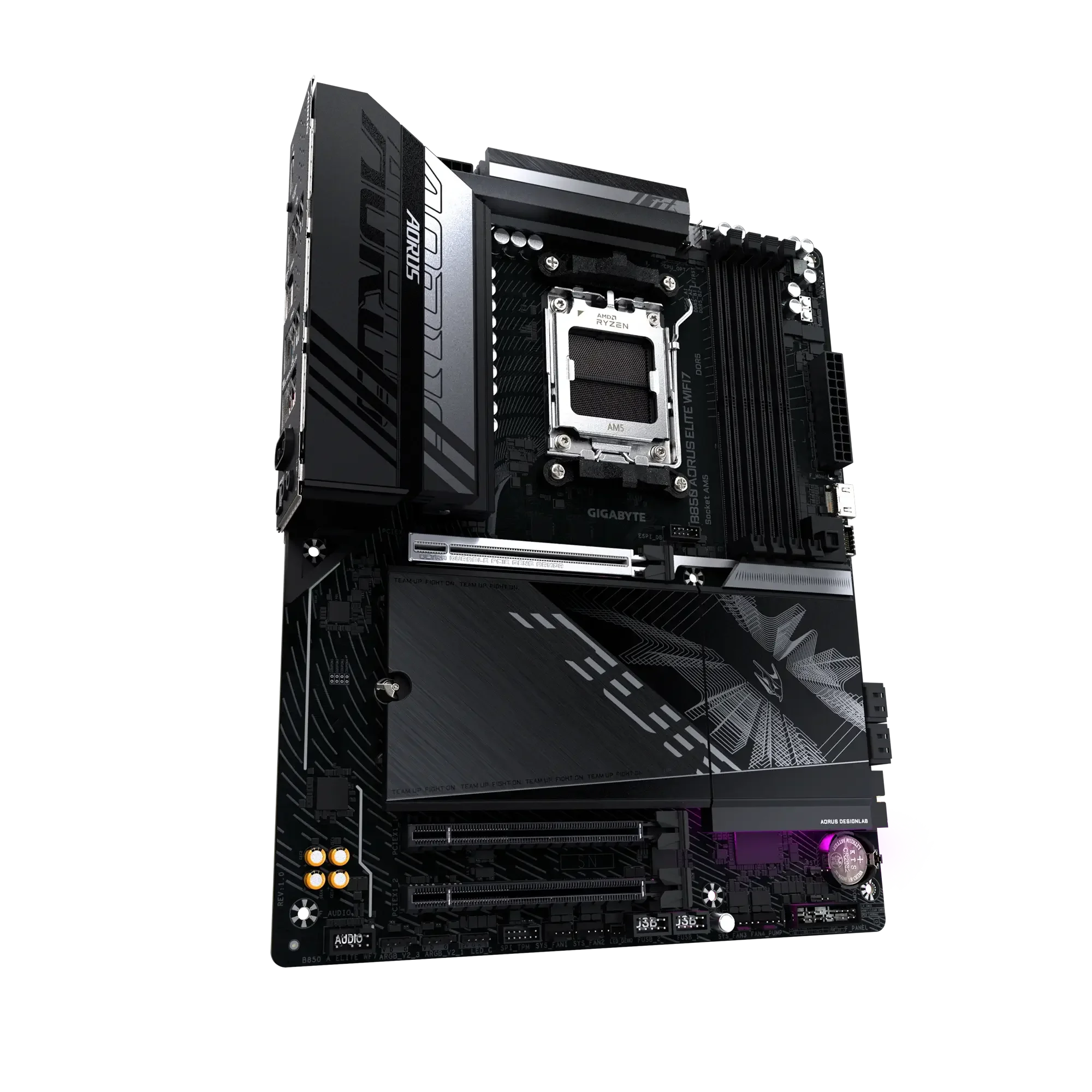 لوحة كمبيوتر GIGABYTE B850 AORUS ELITE WIFI7 DDR5 لمعالجات AMD AM5 - Image 2