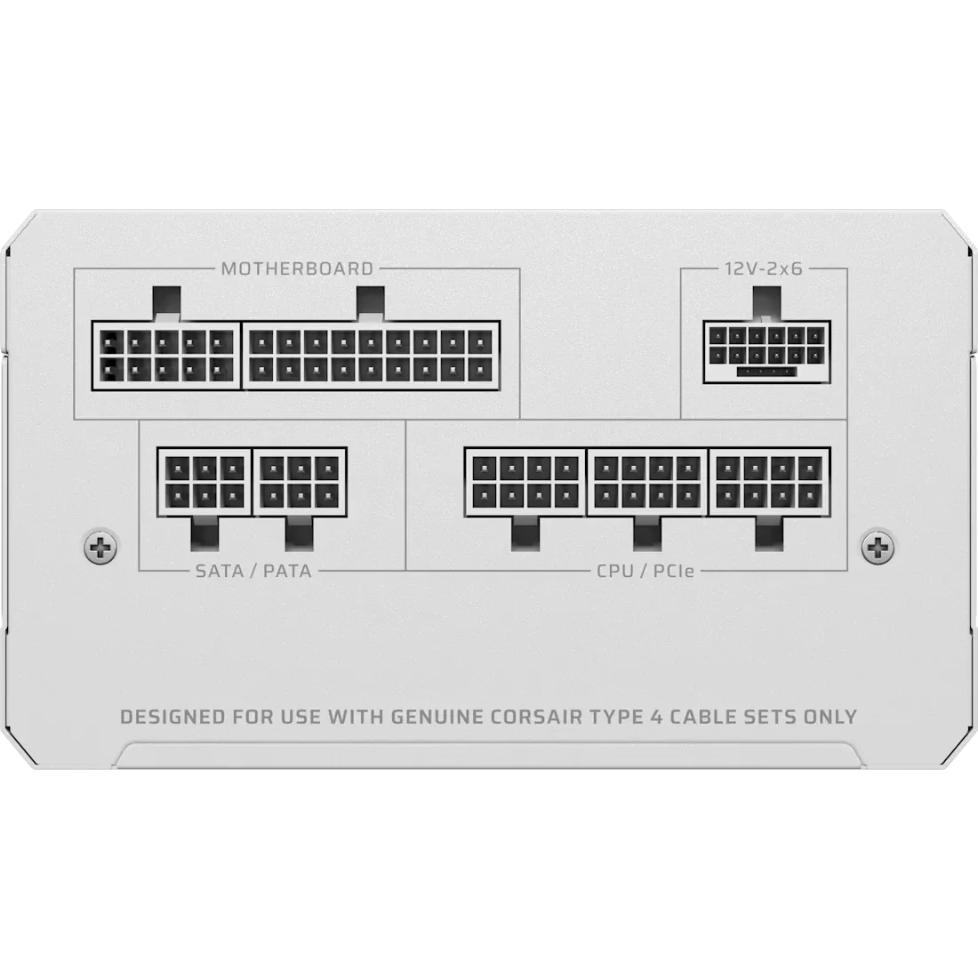 مزود طاقة Corsair RMe Series RM850e 850 واط ATX بكابلات قابلة للفصل بالكامل وضجيج منخفض – أبيض CP-9020293 - Image 7