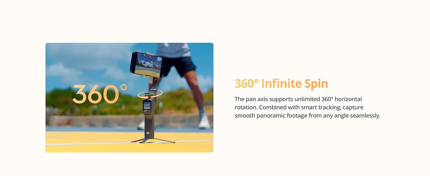مثبت هاتف DJI Osmo Mobile 8P ثلاثي المحاور مع جهاز تحكم عن بُعد - Image 22