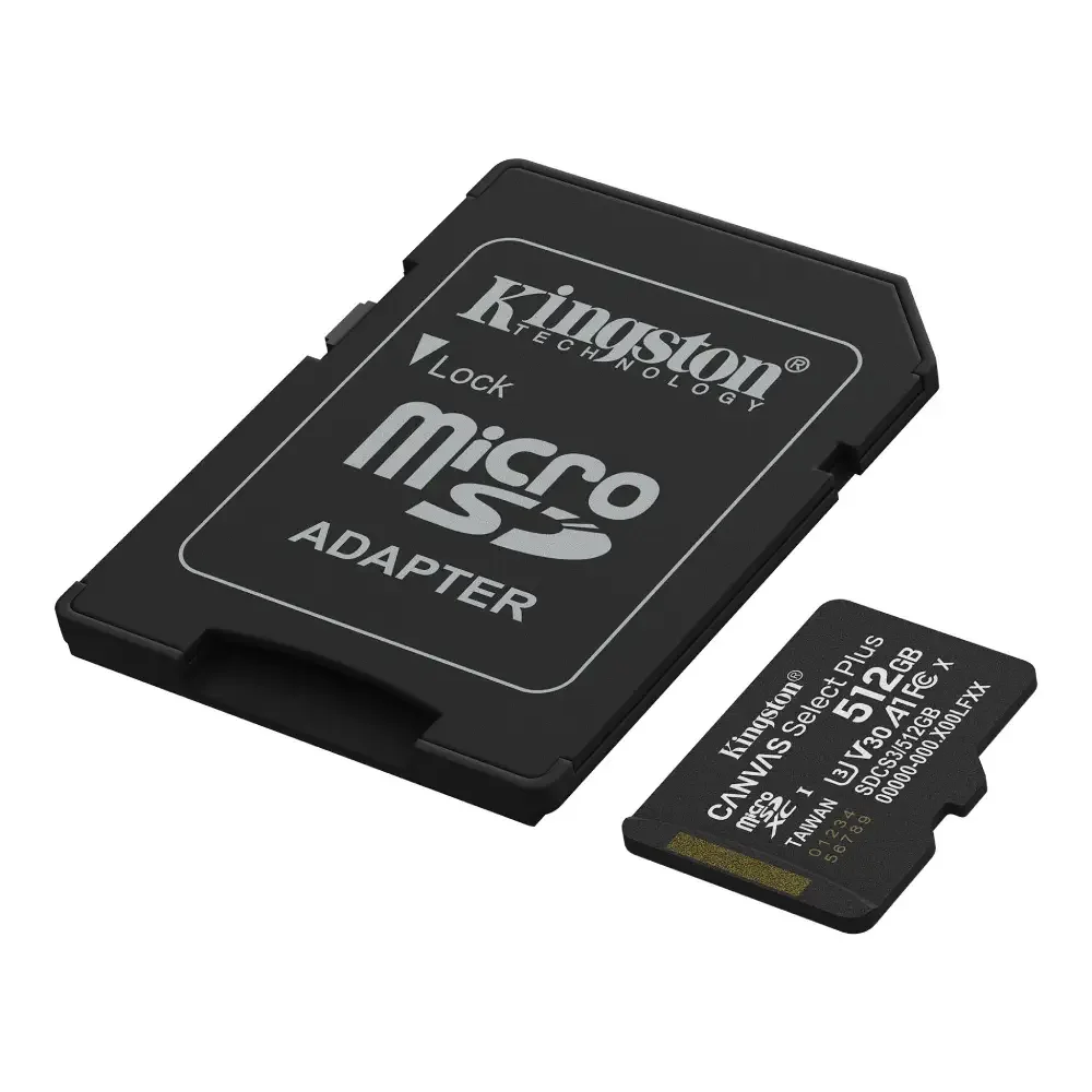 بطاقة ذاكرة Kingston Canvas Select Plus 512GB microSD – SDCS3/512GB - Image 3